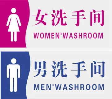 男女洗手间免抠