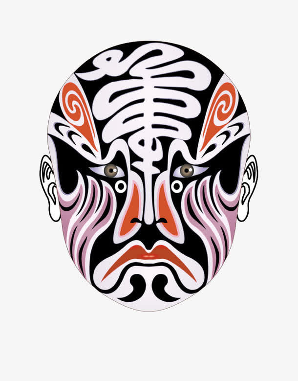 搞笑的脸谱免抠