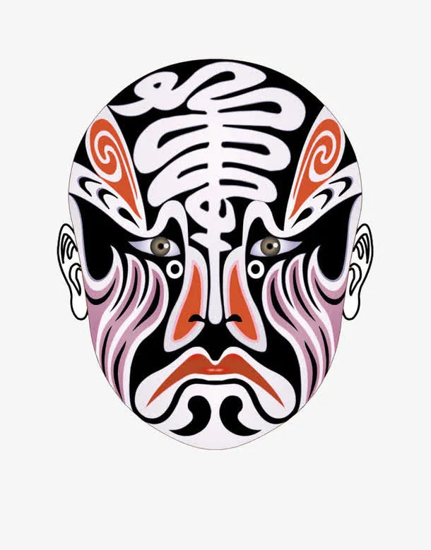 搞笑的脸谱免抠
