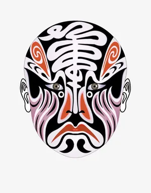 搞笑的脸谱免抠