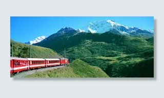 山林火车背景高清