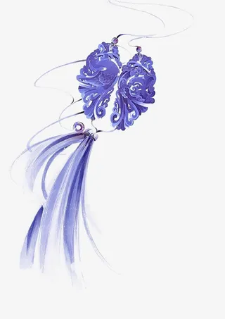 漂亮的吊穗免抠