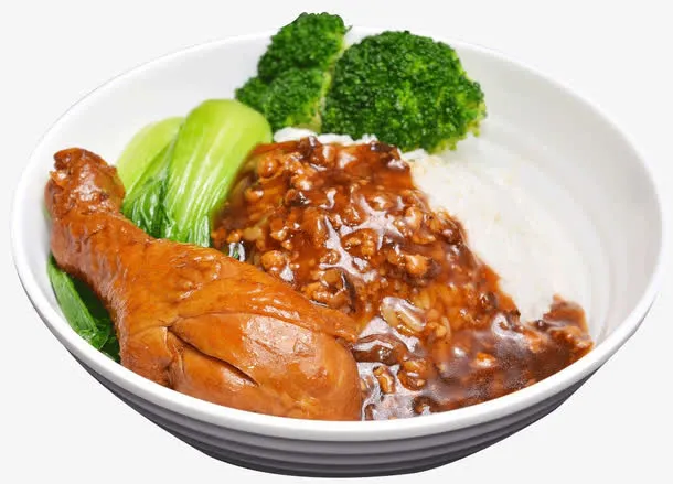 美味的鸡腿饭免抠