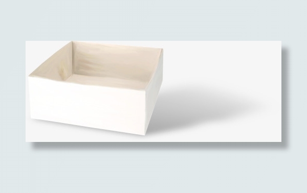 白色装饰箱子免抠