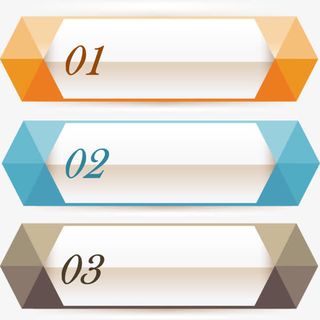 立体数字标签免抠