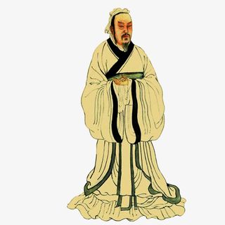 亚圣孟子执教图免抠