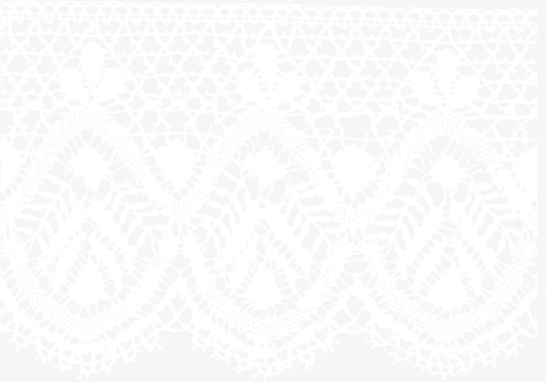 白色矢量高级蕾丝花边免抠