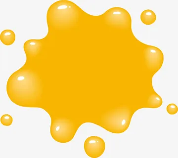 黄色液体饮料免抠