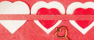 红色唯美浪漫七夕背景图高清