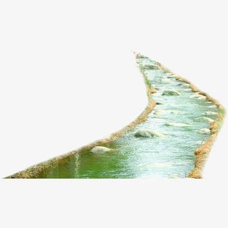 河流免扣PNG免抠