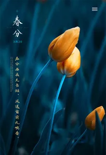 春分节气海报高清文艺清新背景 春分节气海报高清文艺清新背景