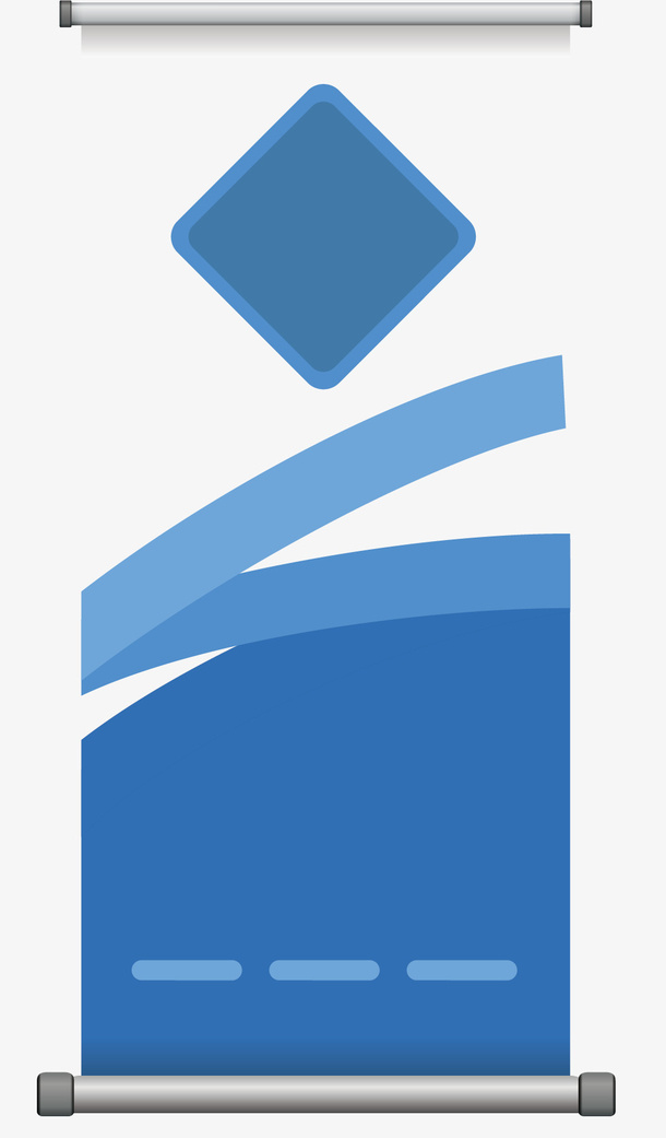 招聘易拉宝设计素材免抠