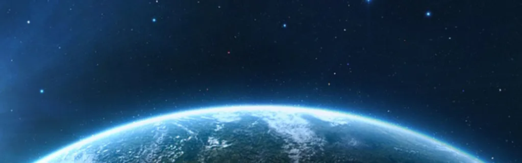 蓝色星球背景高清