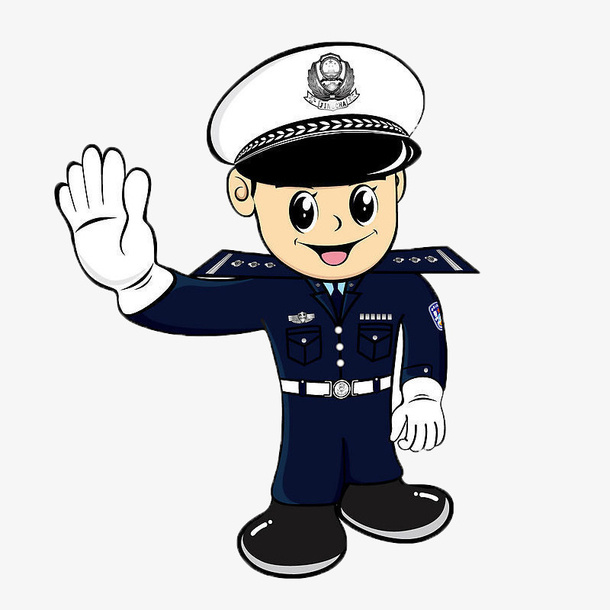 普法宣传男性卡通形象免抠