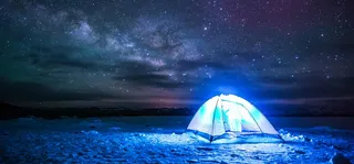 户外露营背景装饰高清