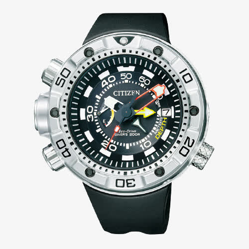 西铁城光动能潜水手表免抠