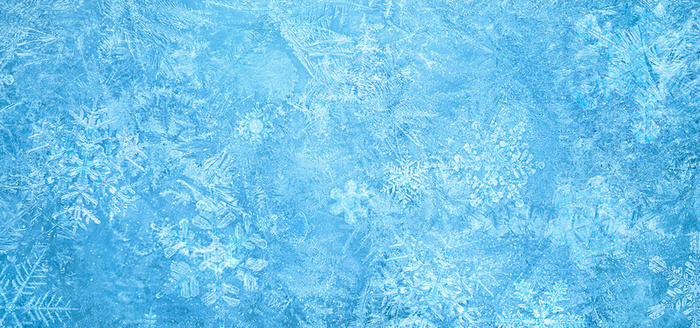 蓝色小清新梦幻雪花背景高清