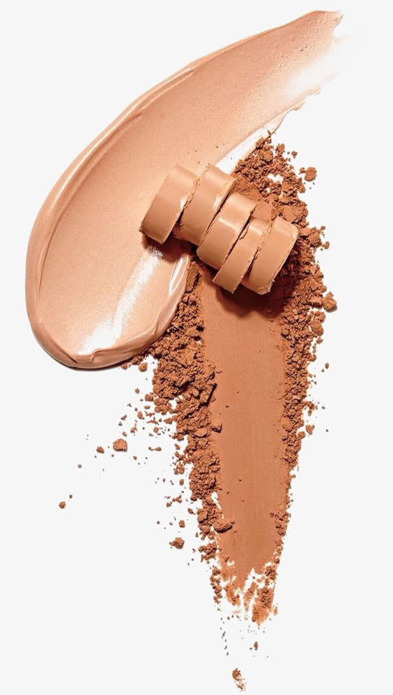 棕色眼影装饰免抠