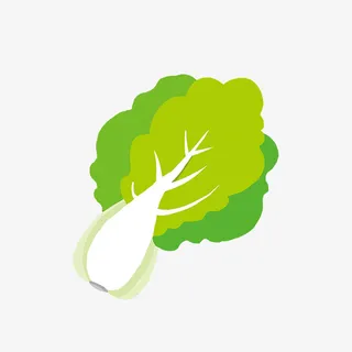 绿色蔬菜白菜免抠