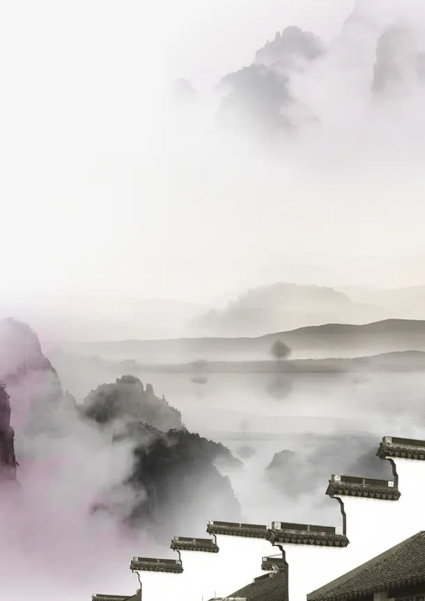烟雨朦胧青烟重重免抠
