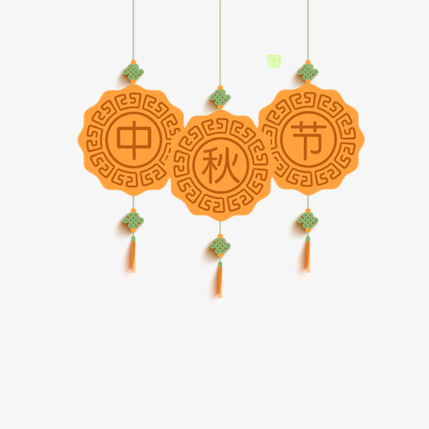 手绘中华传统节日灯笼元素免抠