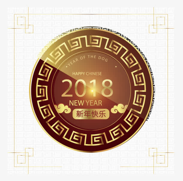 矢量图闪亮的圆金币免抠