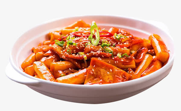 韩式酱炒年糕条免抠