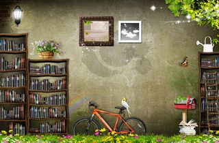 韩国儿童教育海报背景素材高清