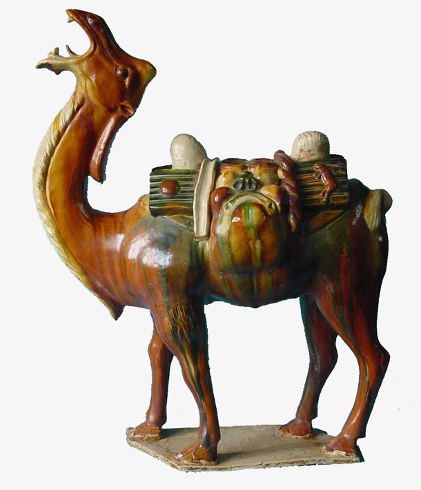 唐三彩骆驼免抠