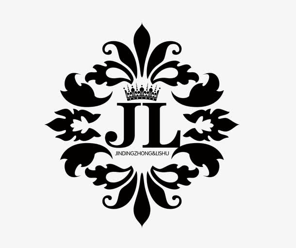 黑白简约创意logo设计免抠