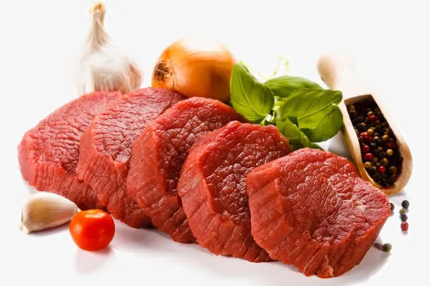 新鲜的猪肉块免抠