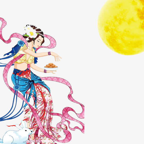 嫦娥奔月免抠