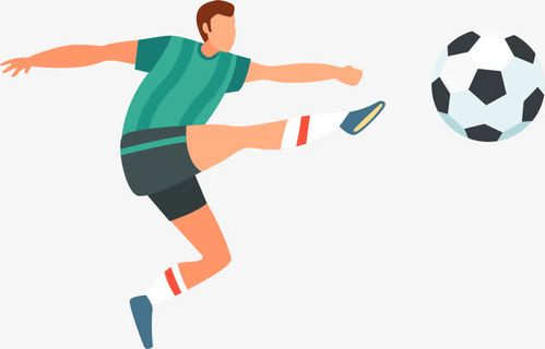 世界杯踢球的男孩免抠手绘/卡通卡通元素