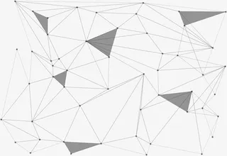 抽象几何线条图案免抠