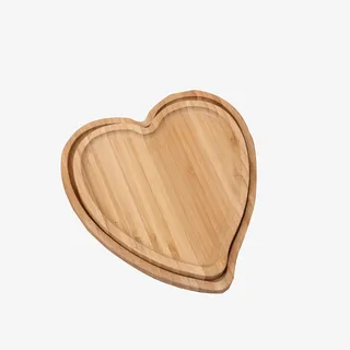 爱心的的心形木盘免抠