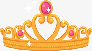 红宝石皇冠矢量图免抠