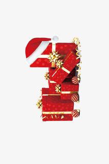 圣诞节礼物-1免抠