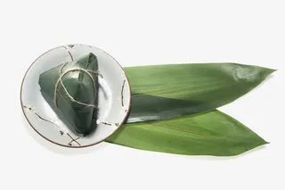 碗中的粽子素材背景