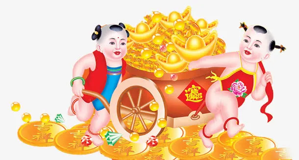 招财童子免抠
