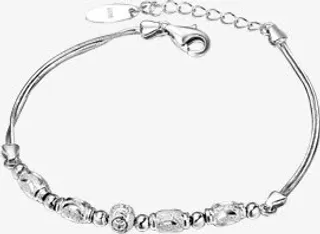 白金钻石手链免抠