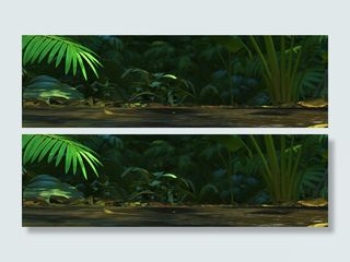 手绘草丛背景高清