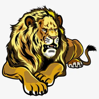 卡通凶猛老虎免抠