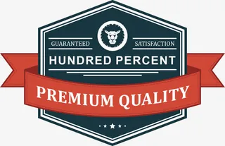 深蓝色六边形绸带免抠