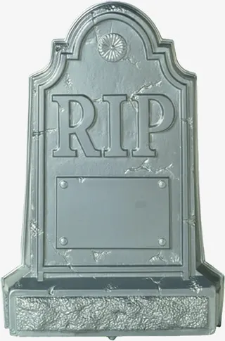 灰色的墓碑免抠