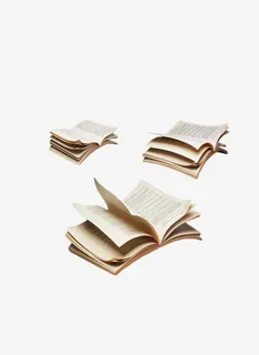 漂浮的书本免抠