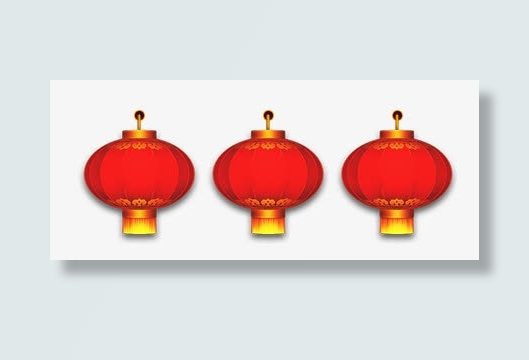 喜庆中国风红色灯笼免抠