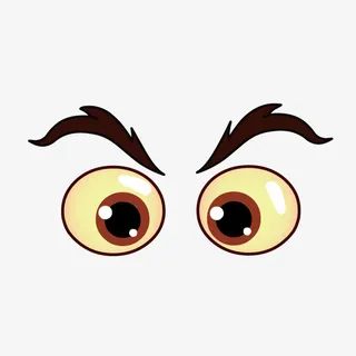 挑眉 犀利 大眼睛免抠