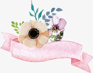 花卉边框矢量图免抠