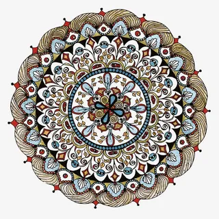 矢量民族风花纹免抠