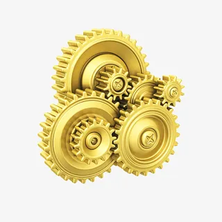 金色齿轮免抠